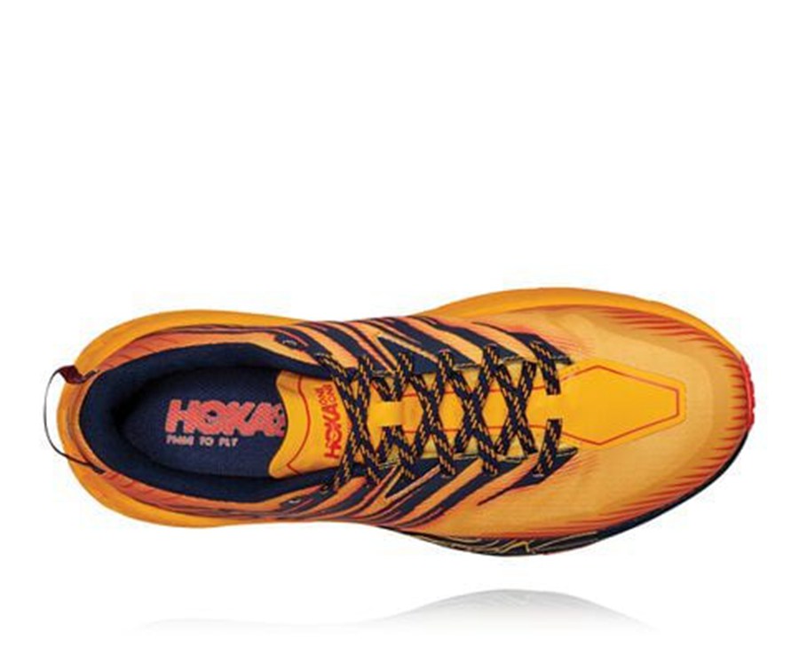 Hoka Australia One One Speedgoat 4 - Mens Trail Shoes Orange - SOMRH-9273